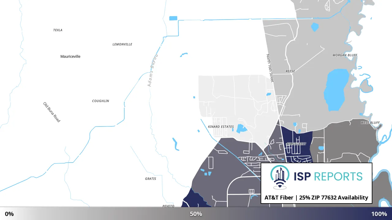 77632, TX map of internet availability