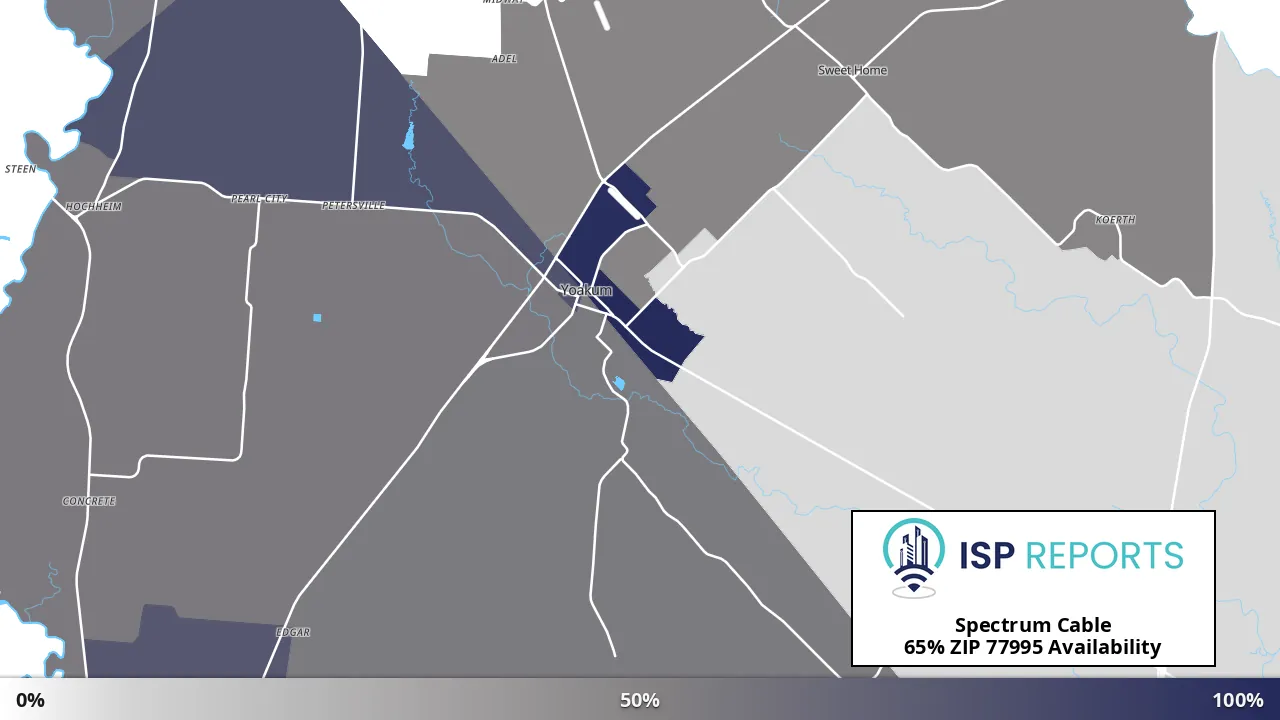 77995, TX map of internet availability