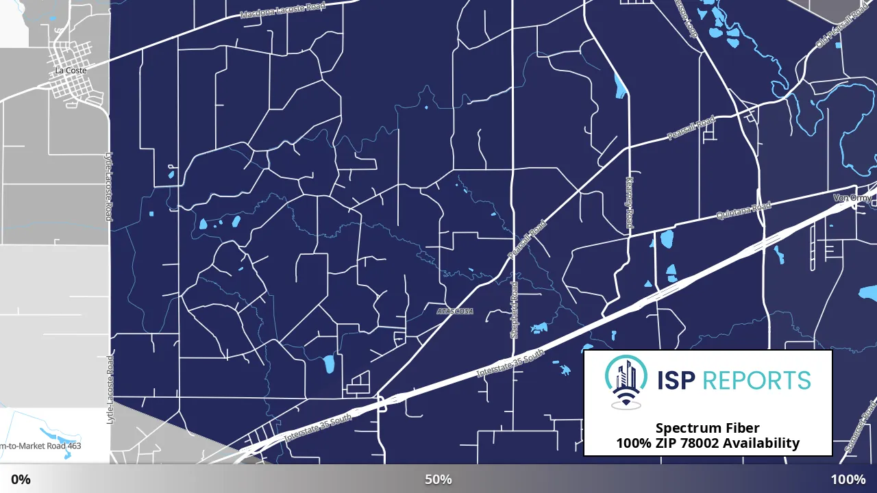 78002, TX map of internet availability