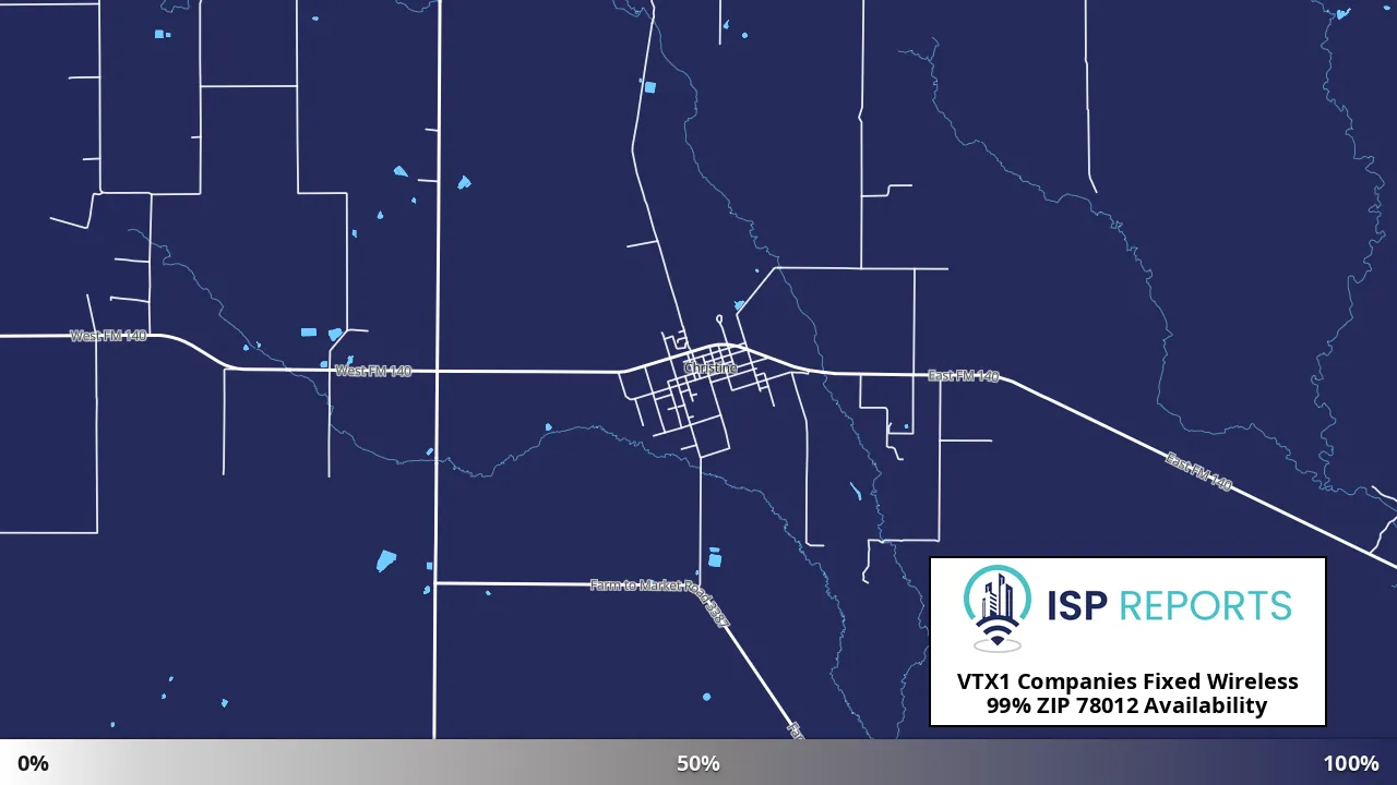 78012, TX map of internet availability