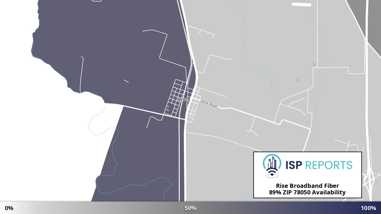 78050, TX map of internet availability