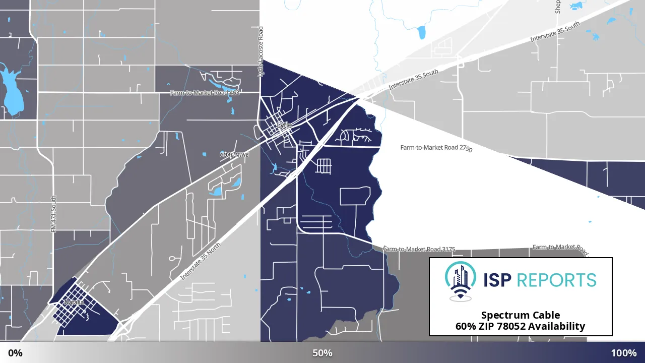 78052, TX map of internet availability