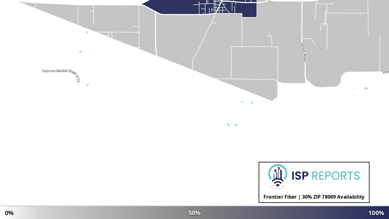 78069, TX map of internet availability