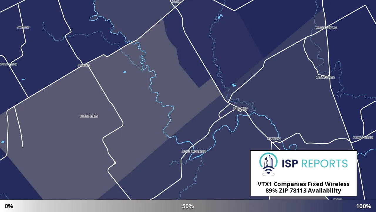 78113, TX map of internet availability