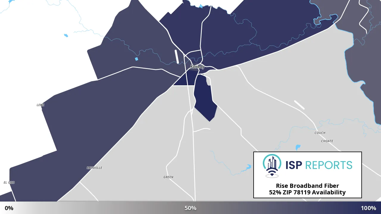 78119, TX map of internet availability