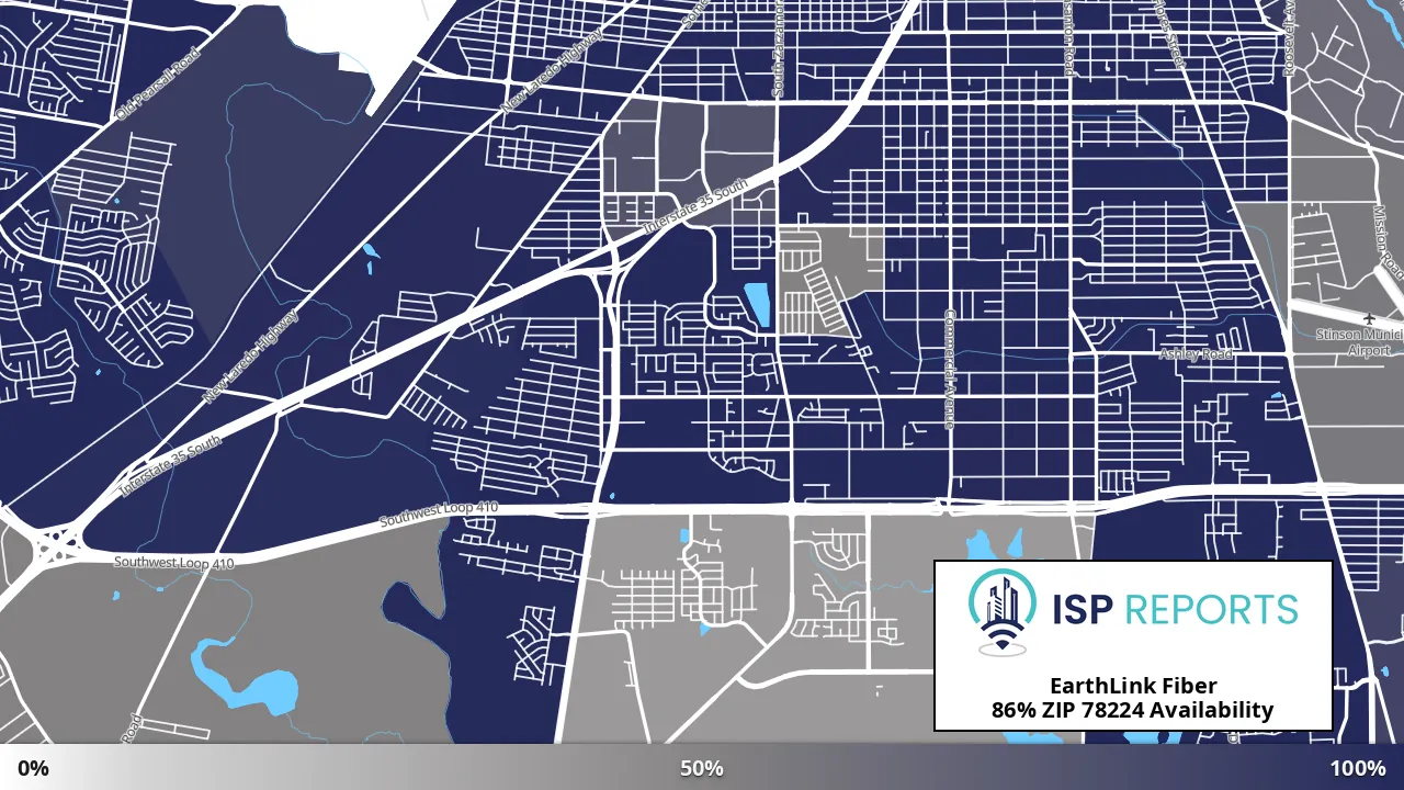 78224, TX map of internet availability