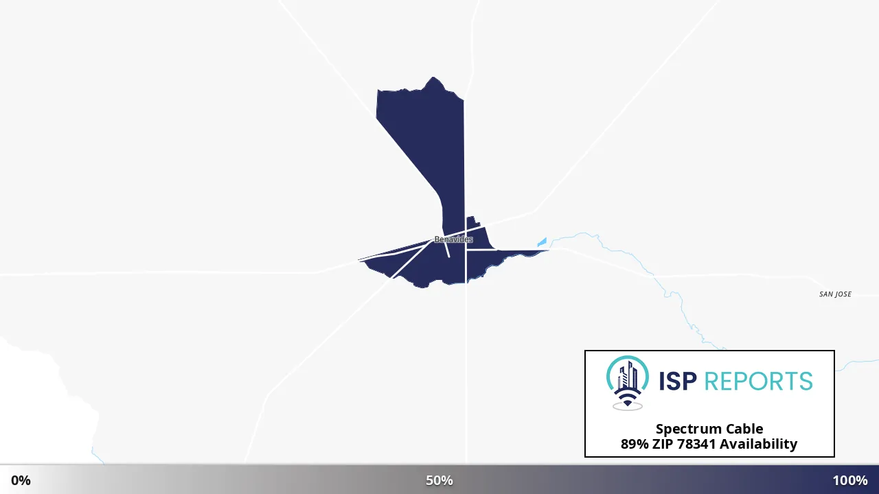 78341, TX map of internet availability