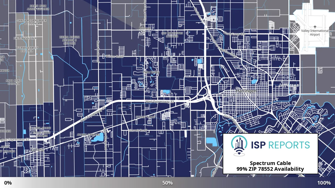 78552, TX map of internet availability