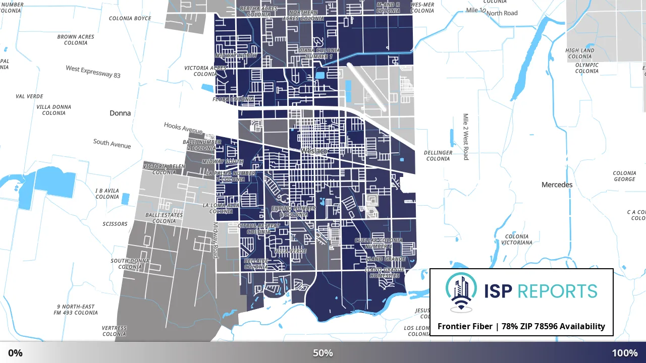 78596, TX map of internet availability