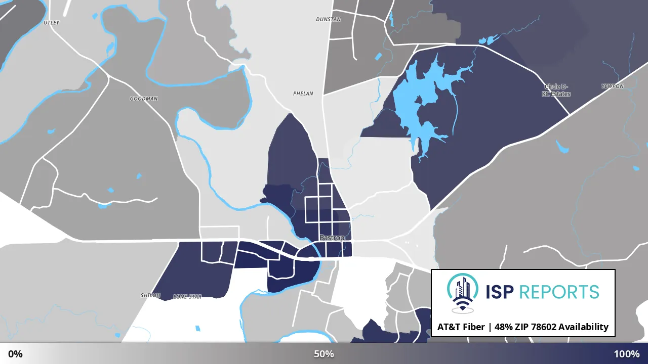 78602, TX map of internet availability