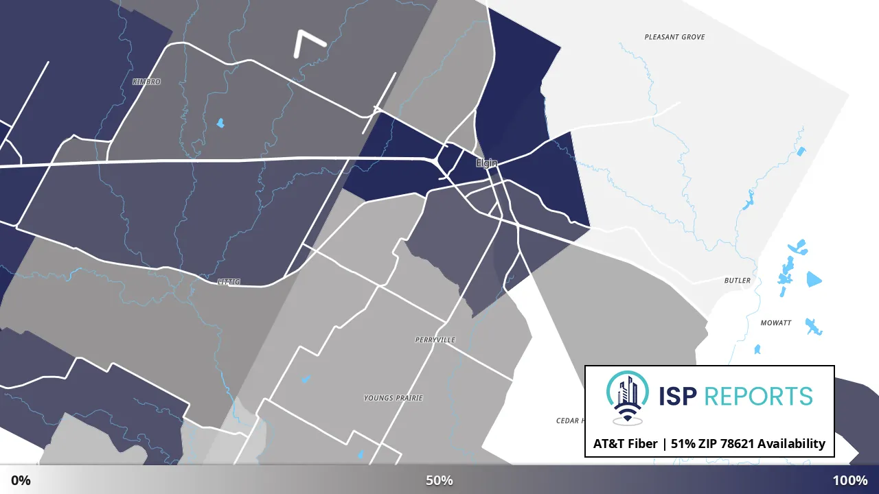 78621, TX map of internet availability