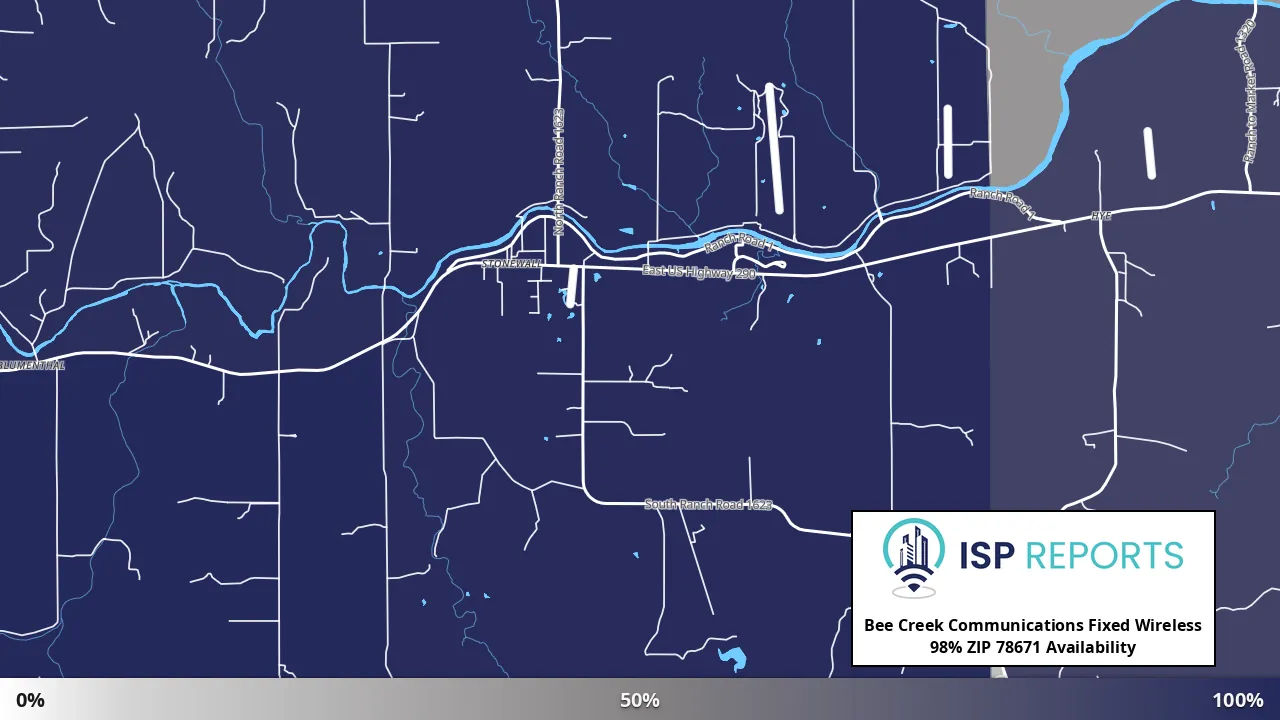 78671, TX map of internet availability