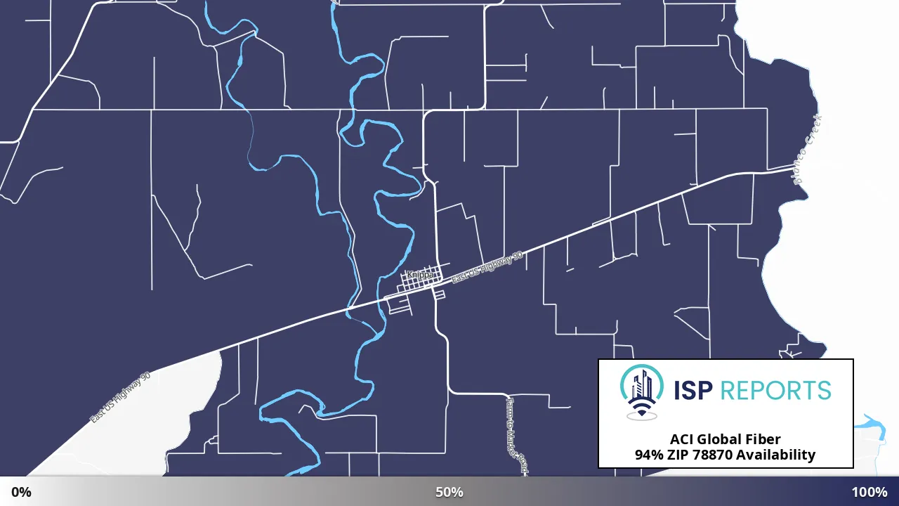 78870, TX map of internet availability