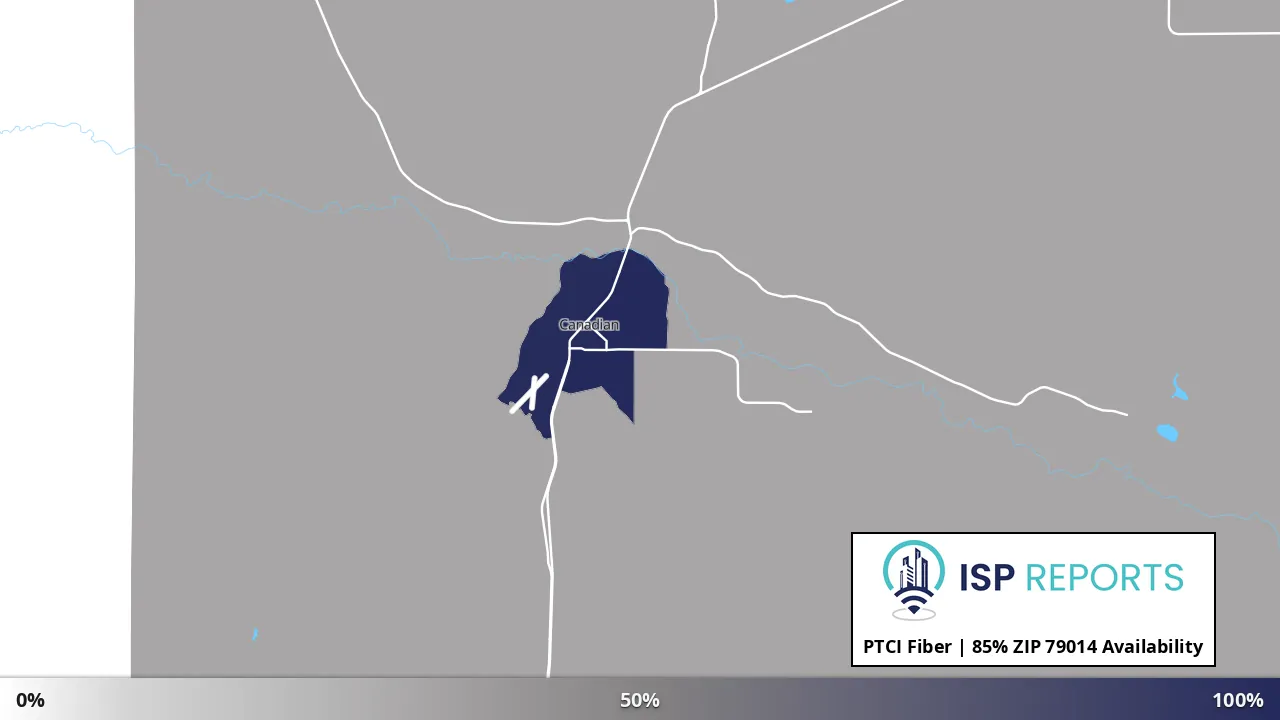 79014, TX map of internet availability