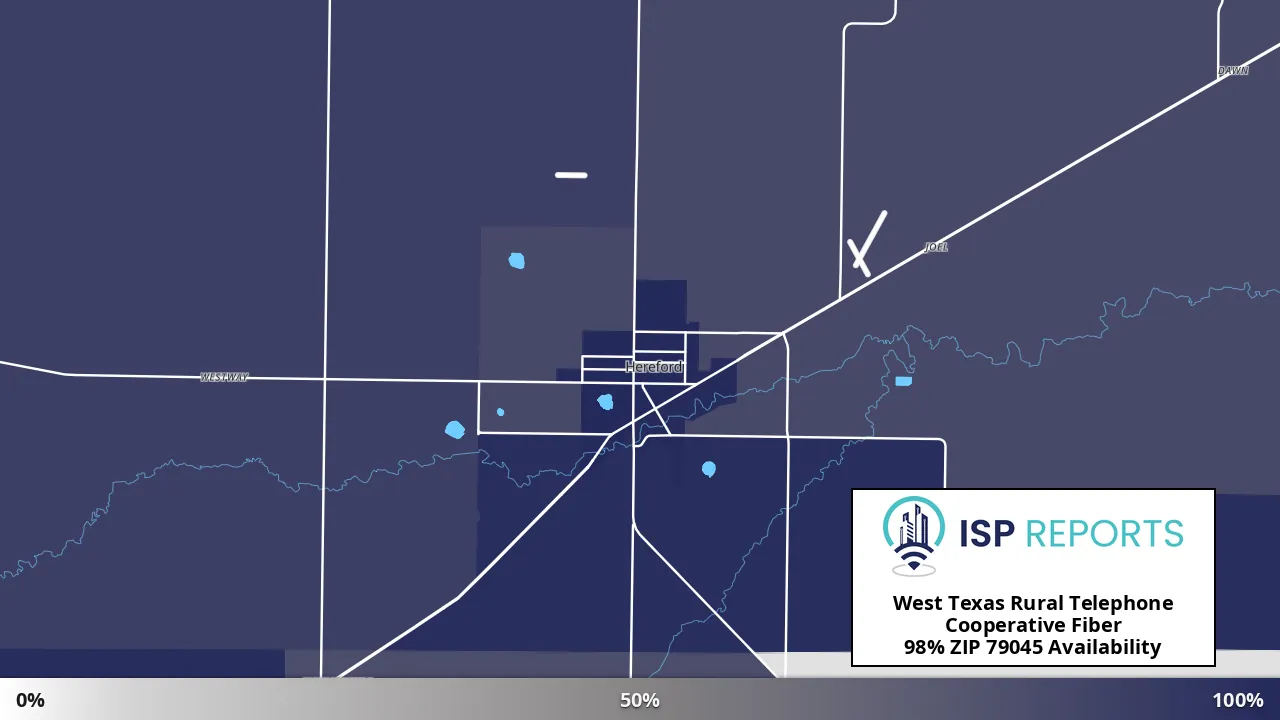 79045, TX map of internet availability