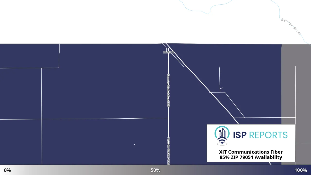 79051, TX map of internet availability
