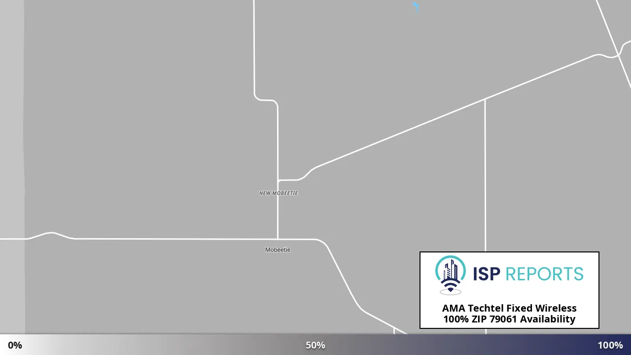 79061, TX map of internet availability