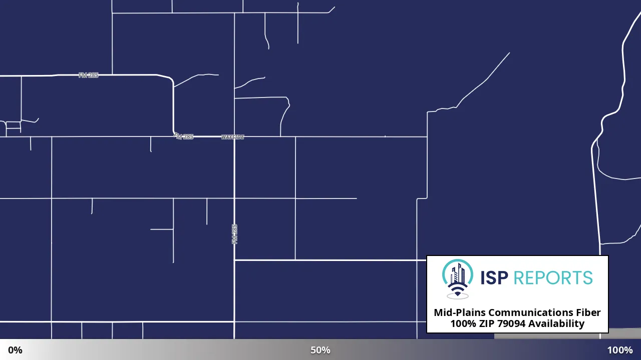 79094, TX map of internet availability