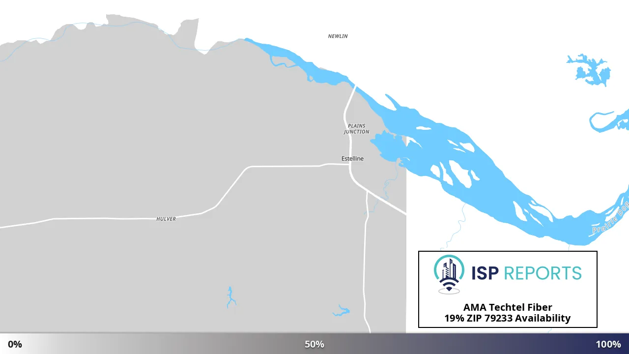 79233, TX map of internet availability