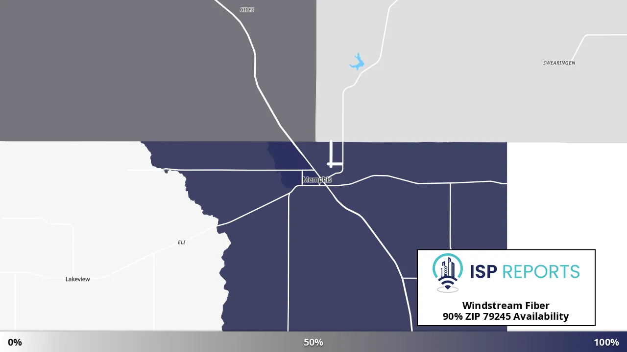 79245, TX map of internet availability