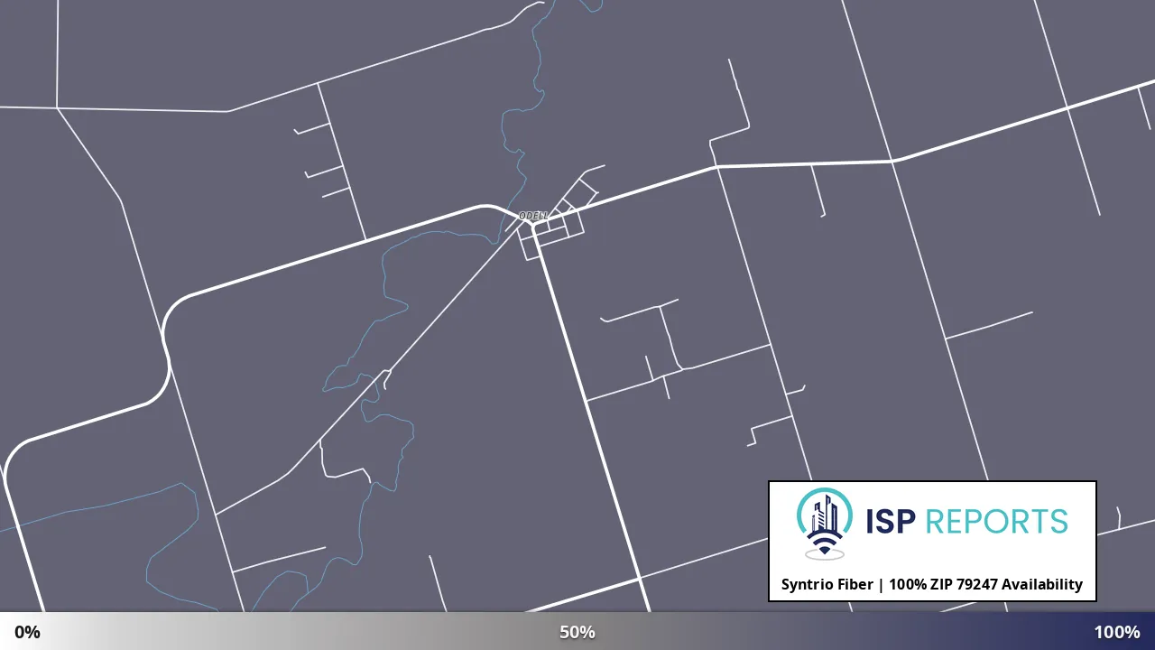 79247, TX map of internet availability