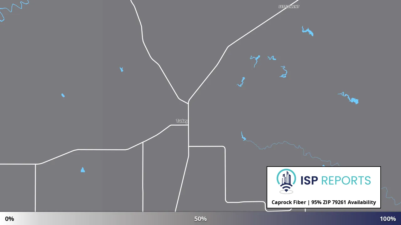 79261, TX map of internet availability