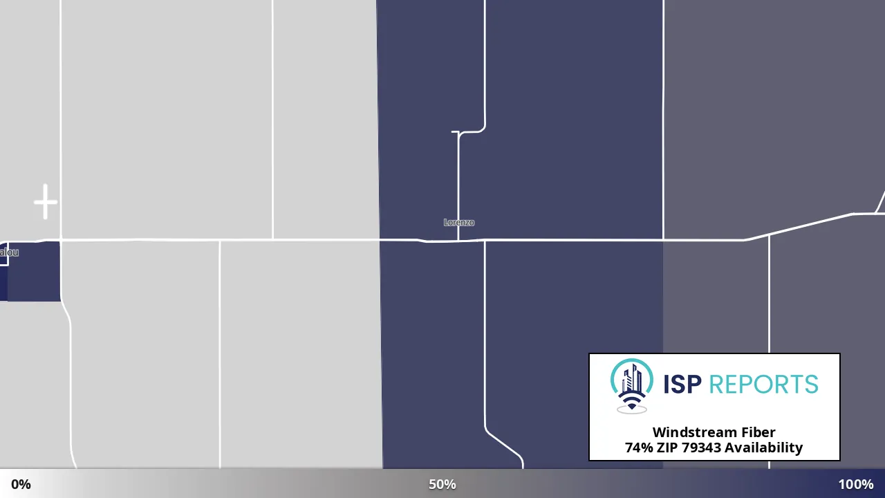 79343, TX map of internet availability