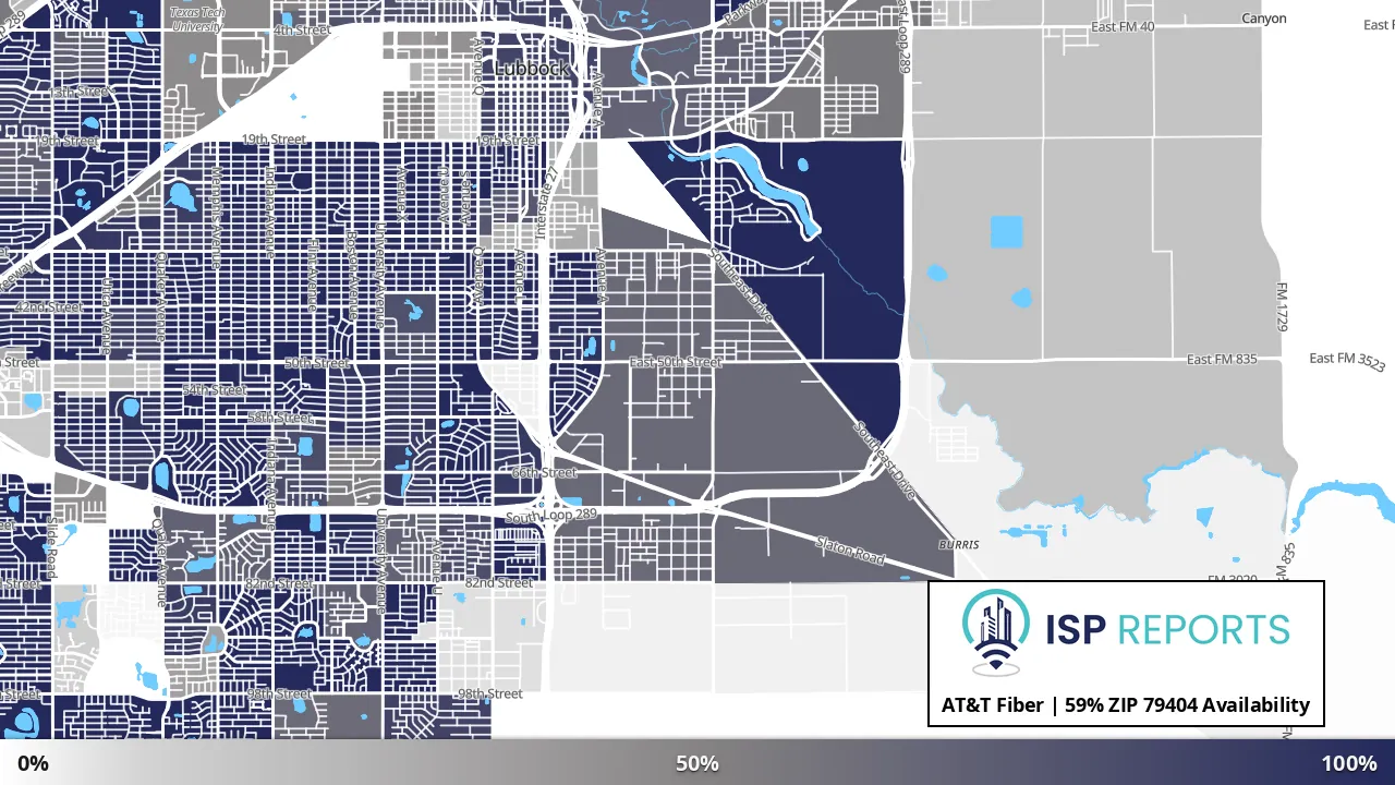 79404, TX map of internet availability