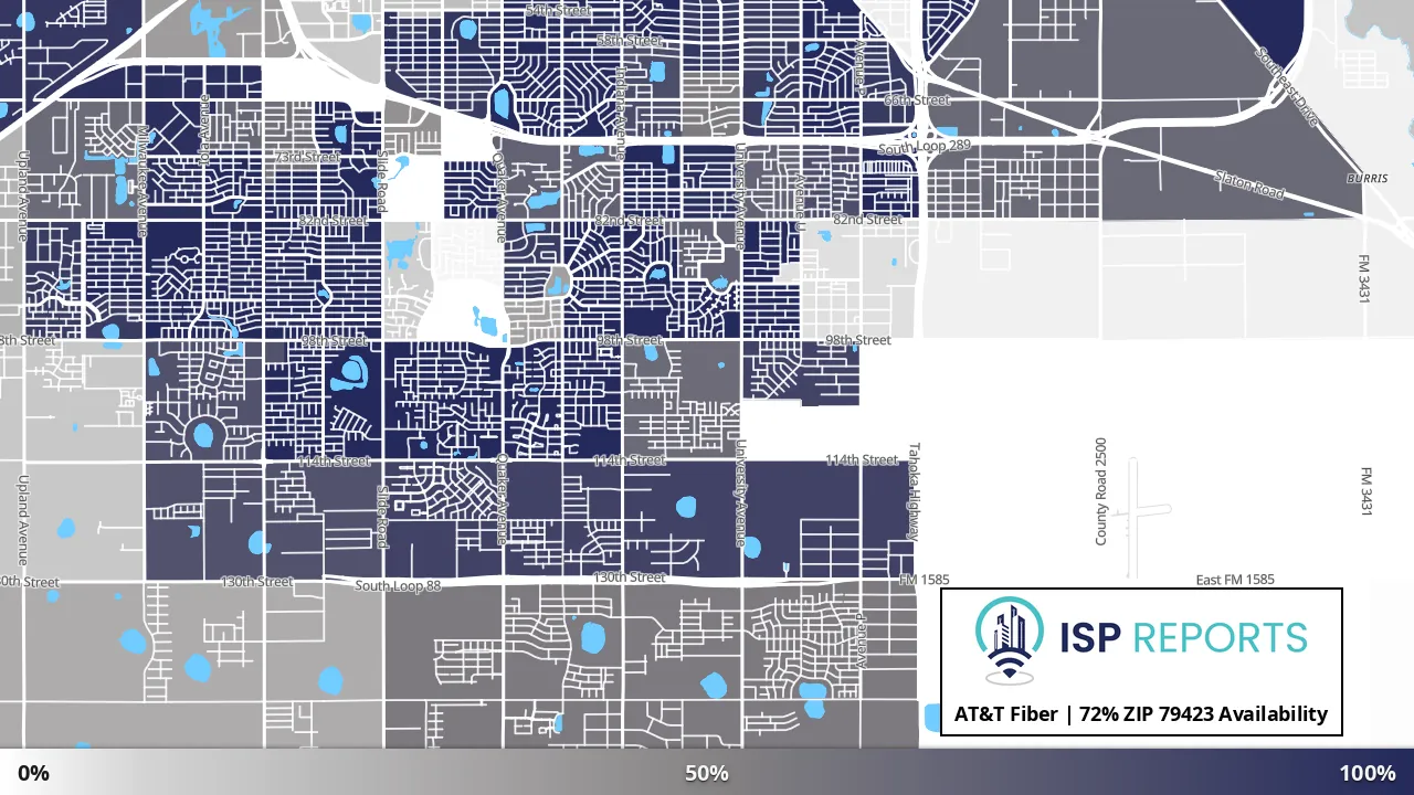 79423, TX map of internet availability