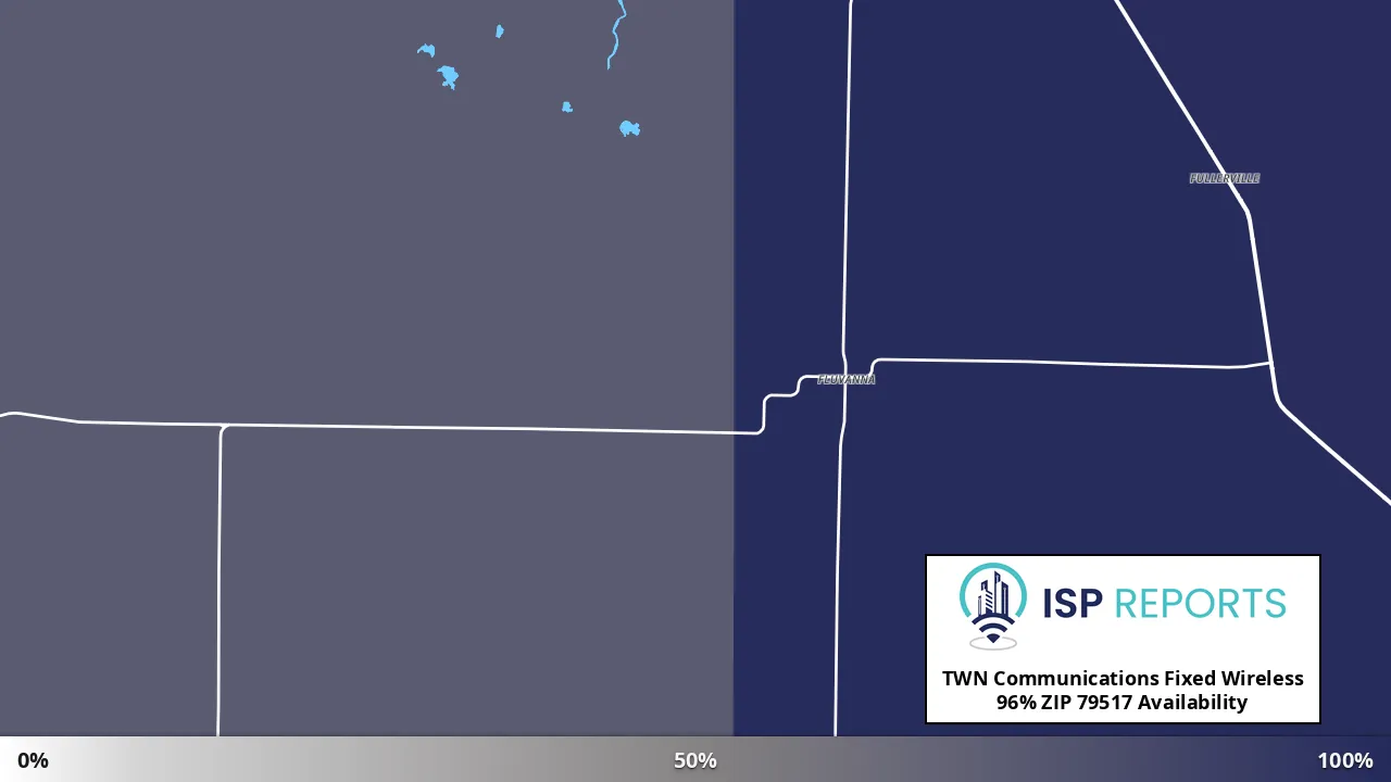 79517, TX map of internet availability