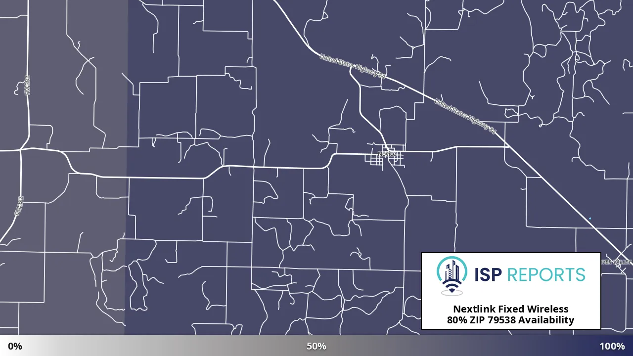 79538, TX map of internet availability