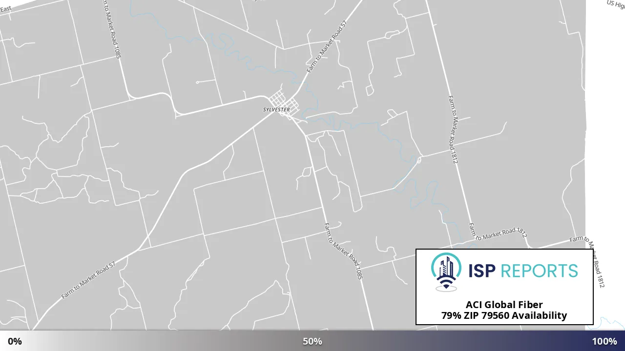 79560, TX map of internet availability