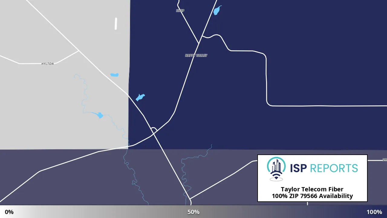 79566, TX map of internet availability