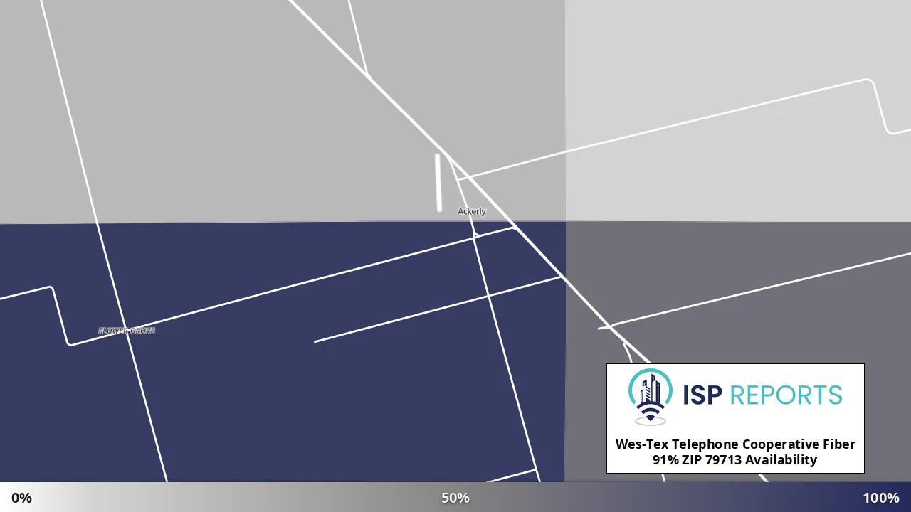 79713, TX map of internet availability