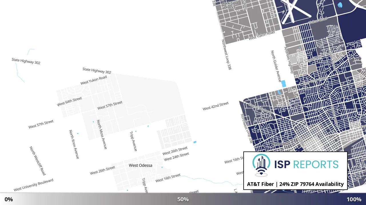 79764, TX map of internet availability