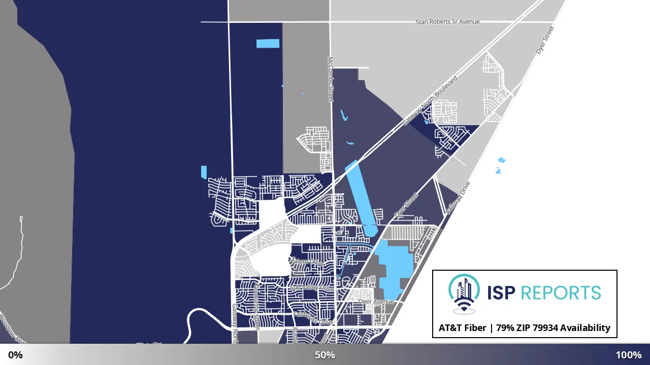 79934, TX map of internet availability