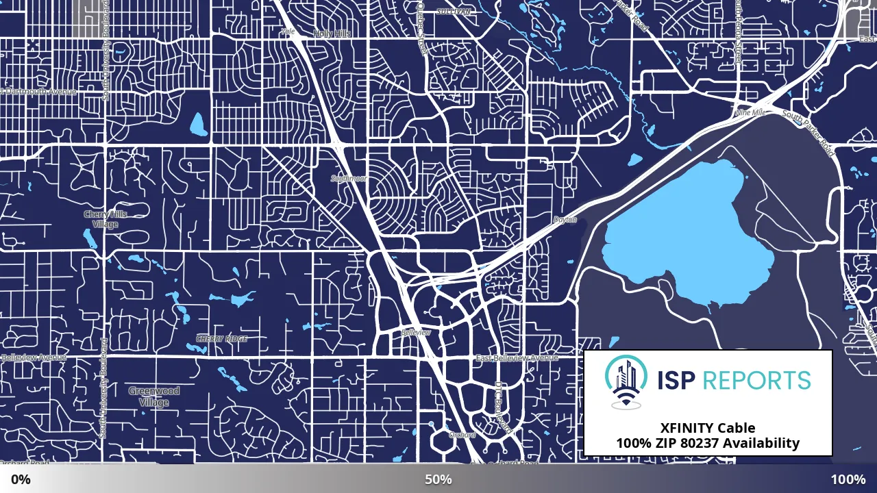 80237, CO map of internet availability