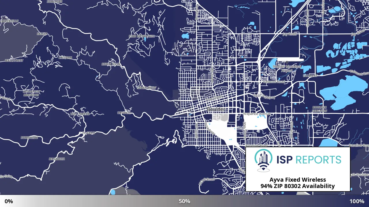80302, CO map of internet availability