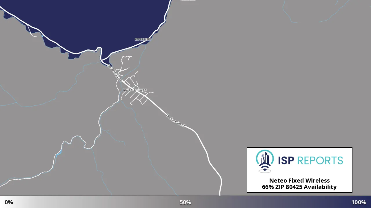 80425, CO map of internet availability