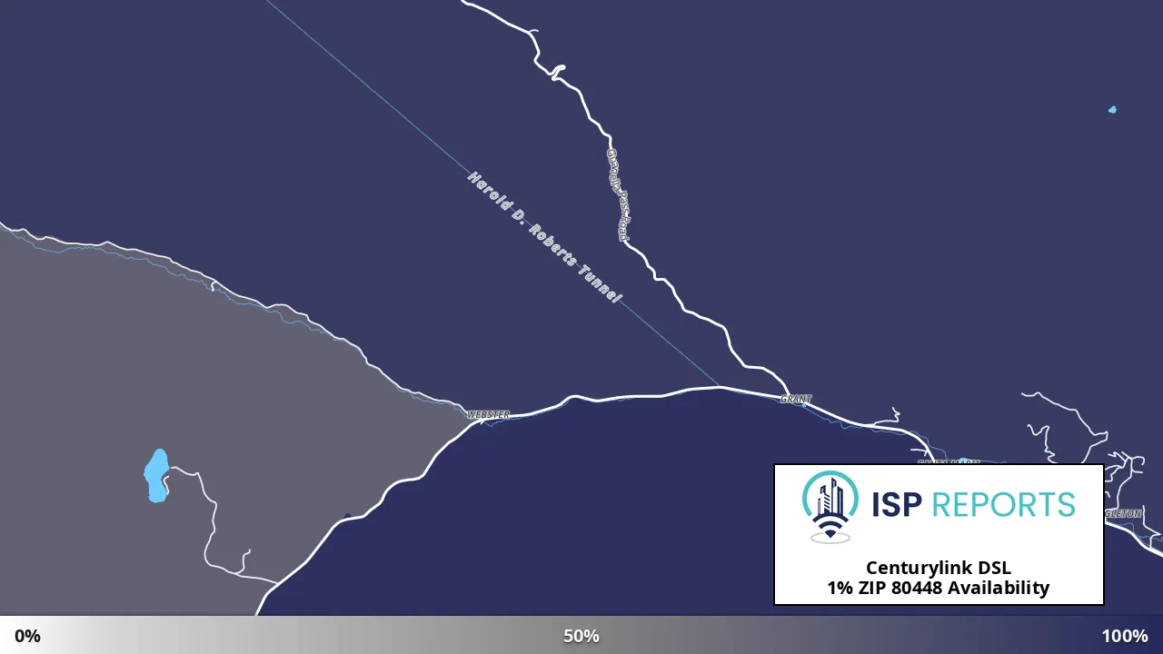 80448, CO map of internet availability