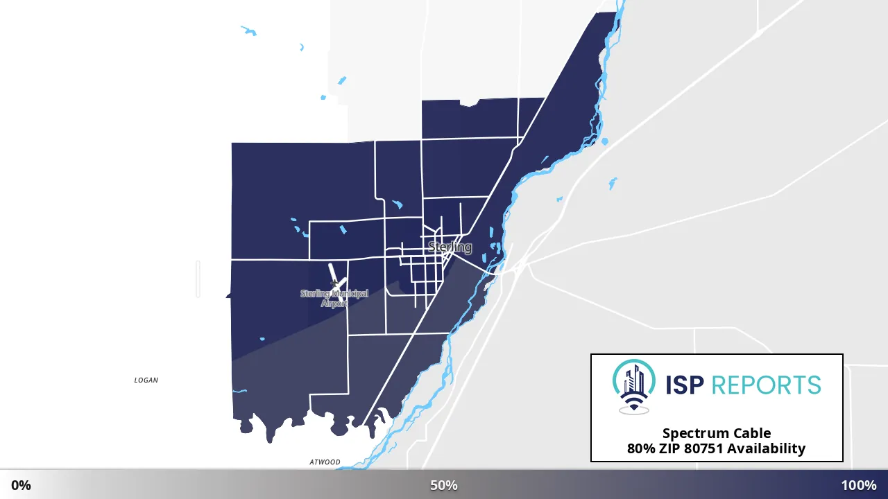 80751, CO map of internet availability