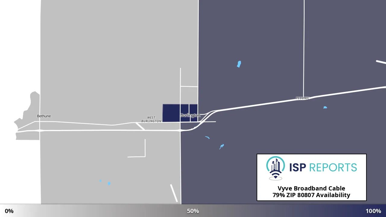 80807, CO map of internet availability
