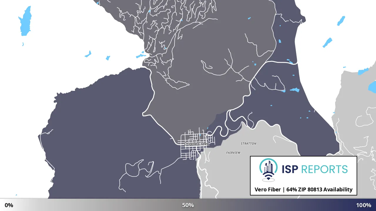 80813, CO map of internet availability