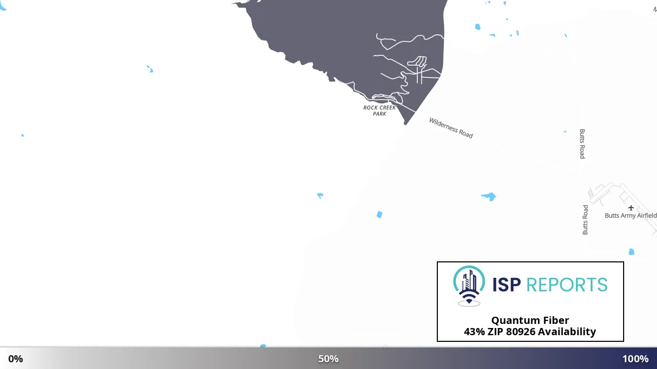 80926, CO map of internet availability