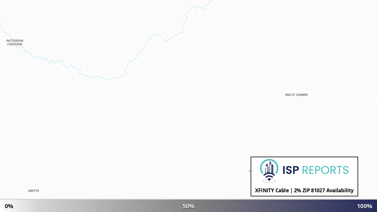 81027, CO map of internet availability