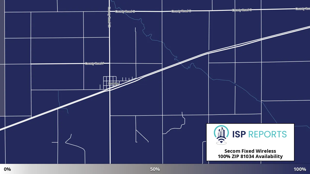 81034, CO map of internet availability