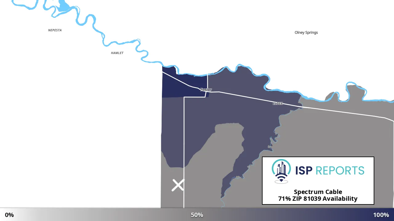 81039, CO map of internet availability