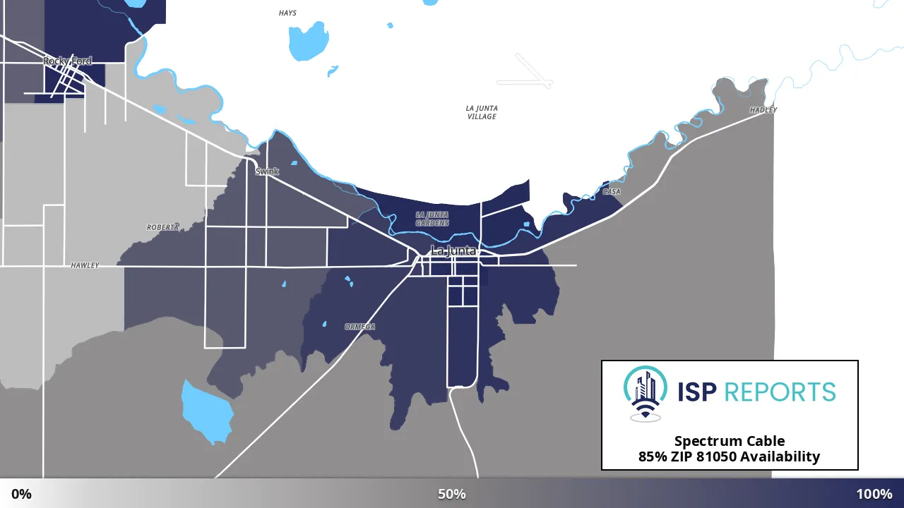 81050, CO map of internet availability