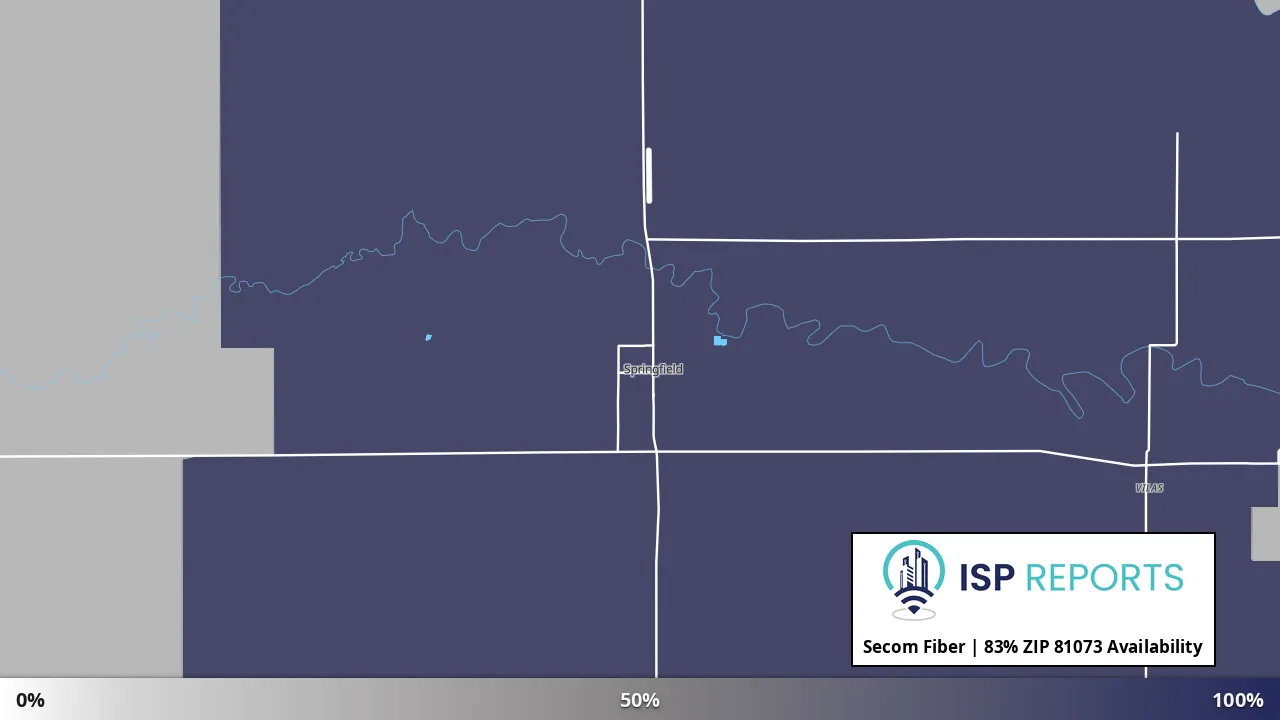 81073, CO map of internet availability