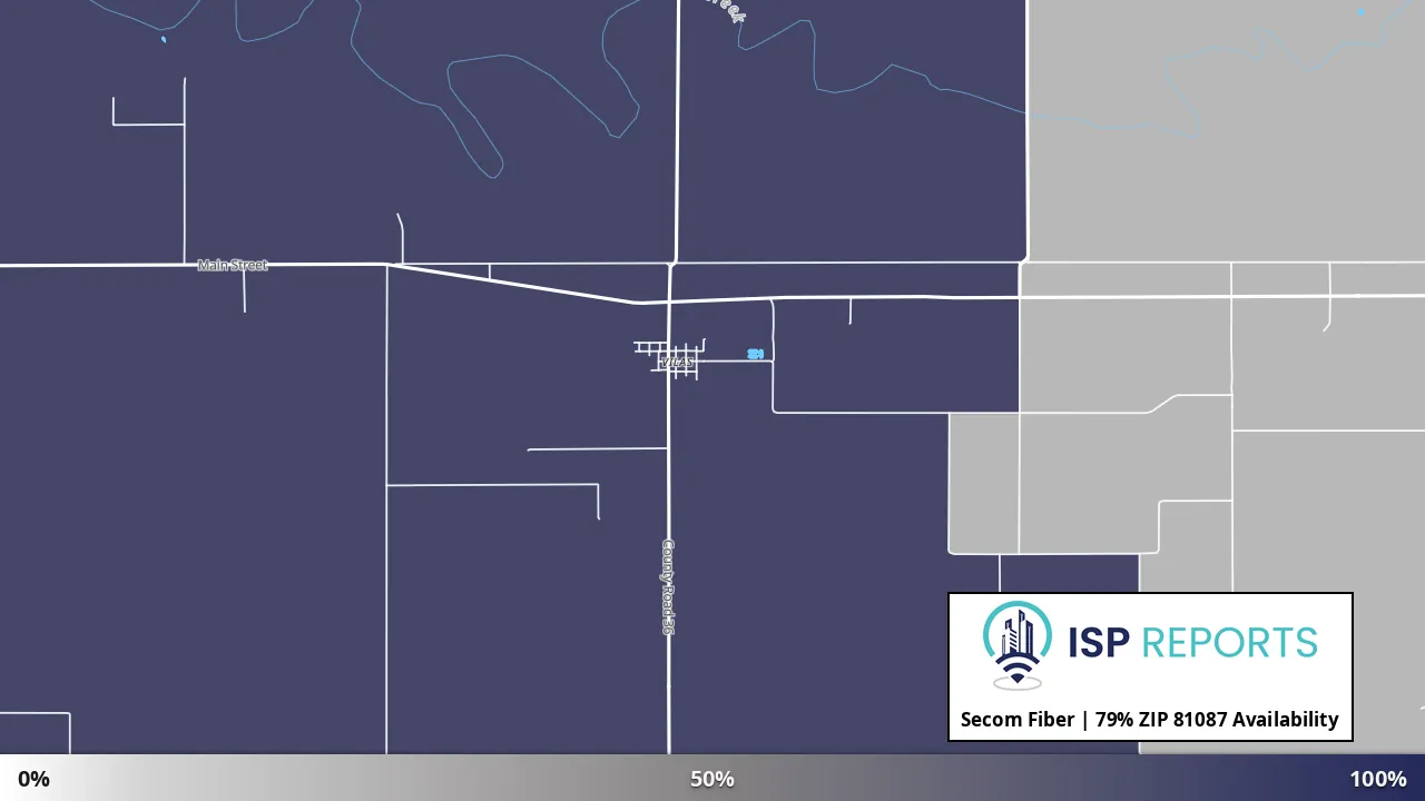 81087, CO map of internet availability